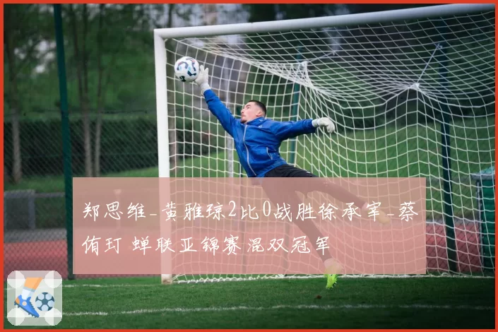 郑思维_黄雅琼2比0战胜徐承宰_蔡侑玎 蝉联亚锦赛混双冠军